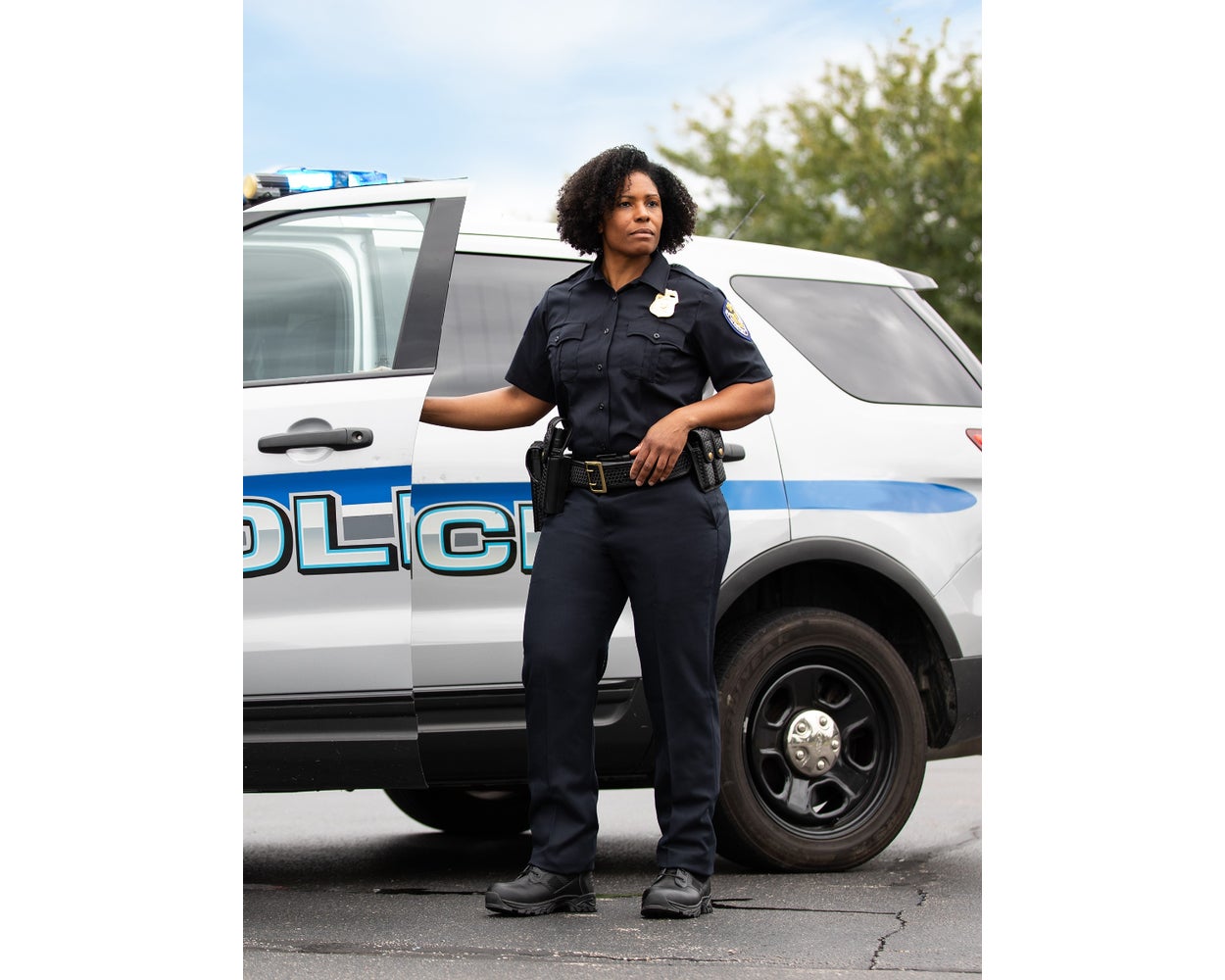 Flying Cross Justice 75% Poly/25% Wool Women's Uniform Pants with Freedom Flex Waistband - Newest Products